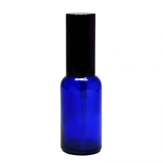 Modrá fľaša s čiernym rozprašovačom 30ml