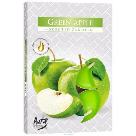 Vonné čajové sviečky Green apple 6ks