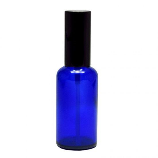 Modrá fľaša s čiernym rozprašovačom 50ml