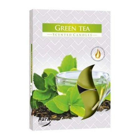 Vonné čajové sviečky Green tea 6ks