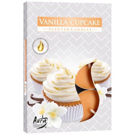 Vonné čajové sviečky Vanilla Cupcake 6ks