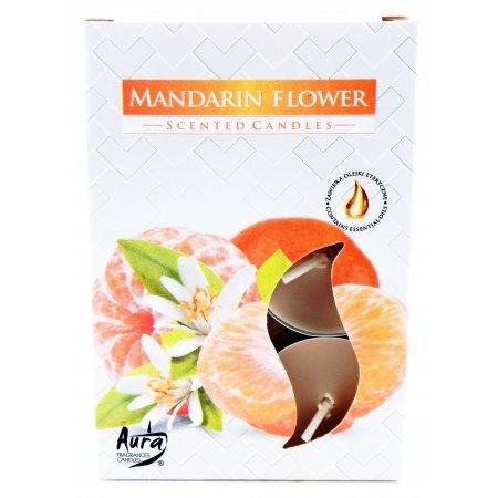 Vonné čajové sviečky Mandarin flower 6ks