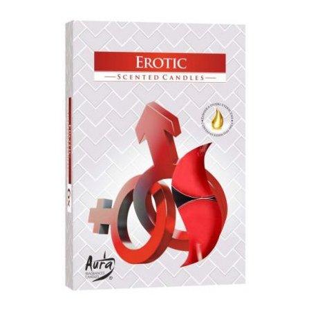 Vonné čajové sviečky Erotic 6ks
